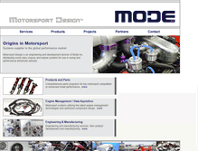 Tablet Screenshot of modeincparts.com